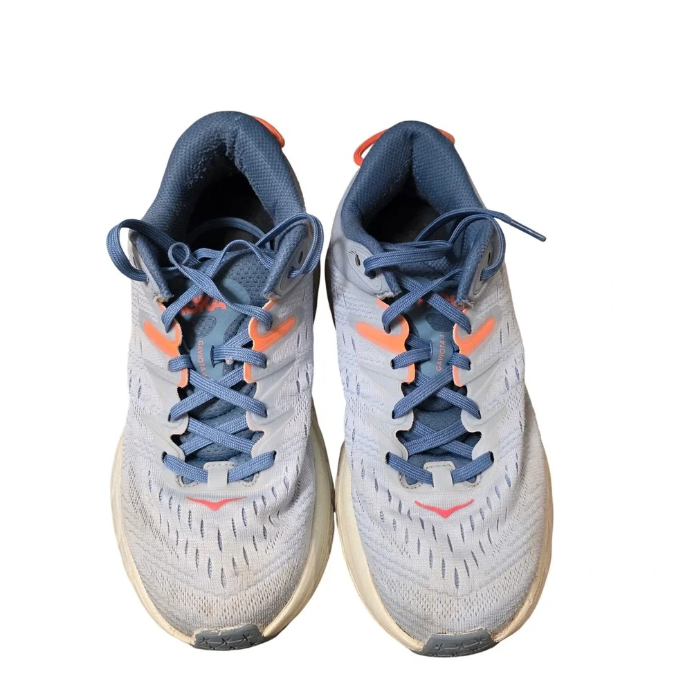 Hoka Gaviota 4 Womens Running Shoes Blue Fog Plein Air 1123199 BFPA Size 8.5 B - Picture 3 of 6